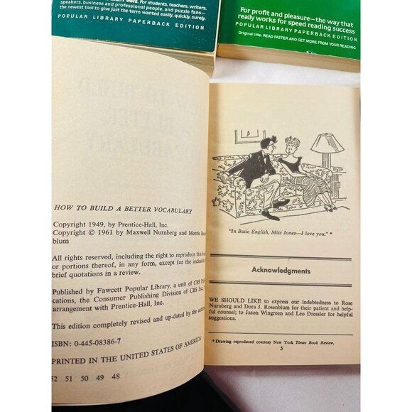 Webster’s Popular Library Desk Top Reference Vintage 5 Book Set - Picture 12 of 12